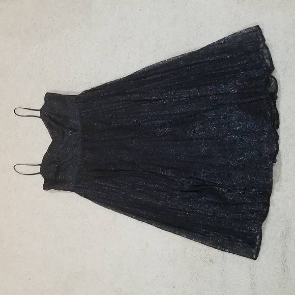 NWOT J.Crew Pleated Midi Dress in Metallic Lace - Picture 1 of 8